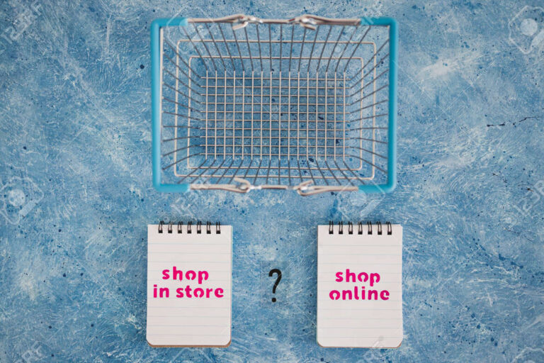 La vente en ligne vs vente en magasin