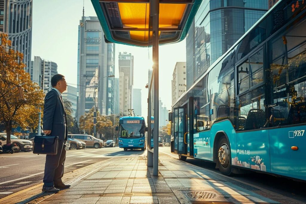 Comment le bus 187 influence-t-il les affaires locales ?