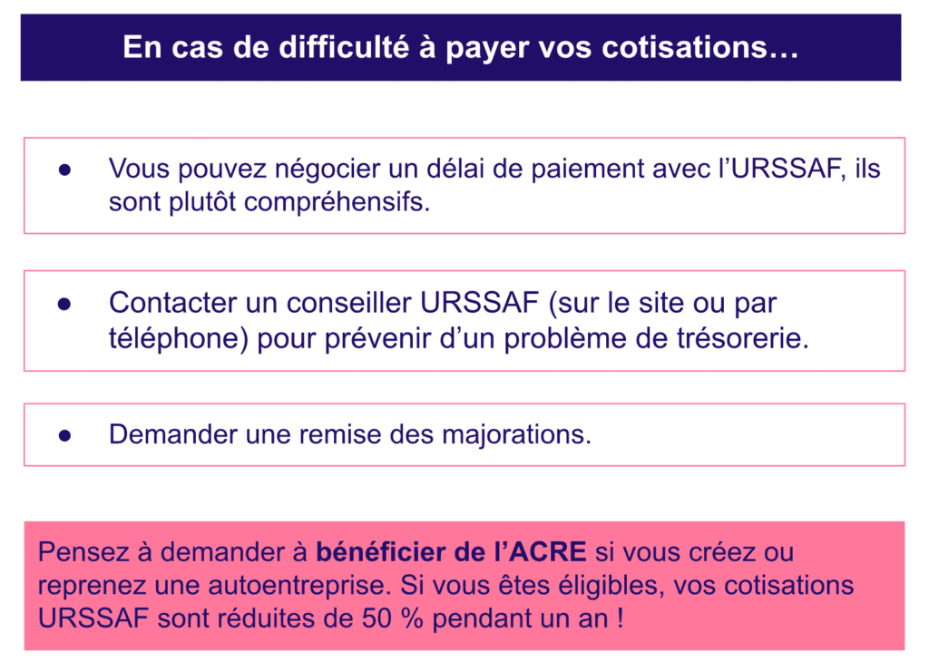 Illustration de la difficulté à gérer une dette urssaf pour les autoentrepreneurs