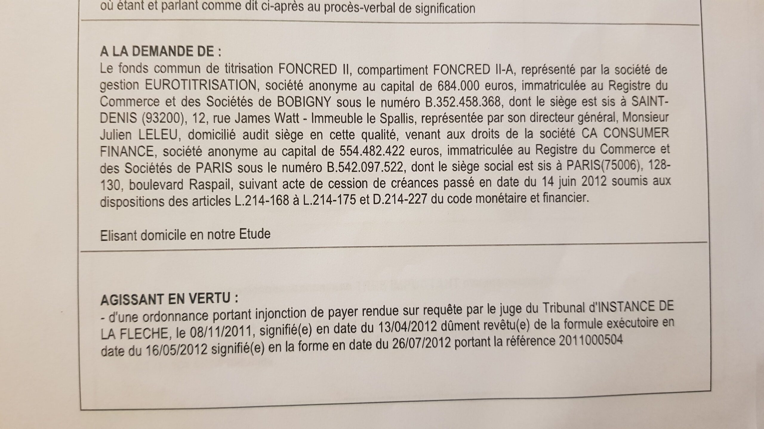 Illustration de la gestion de dettes