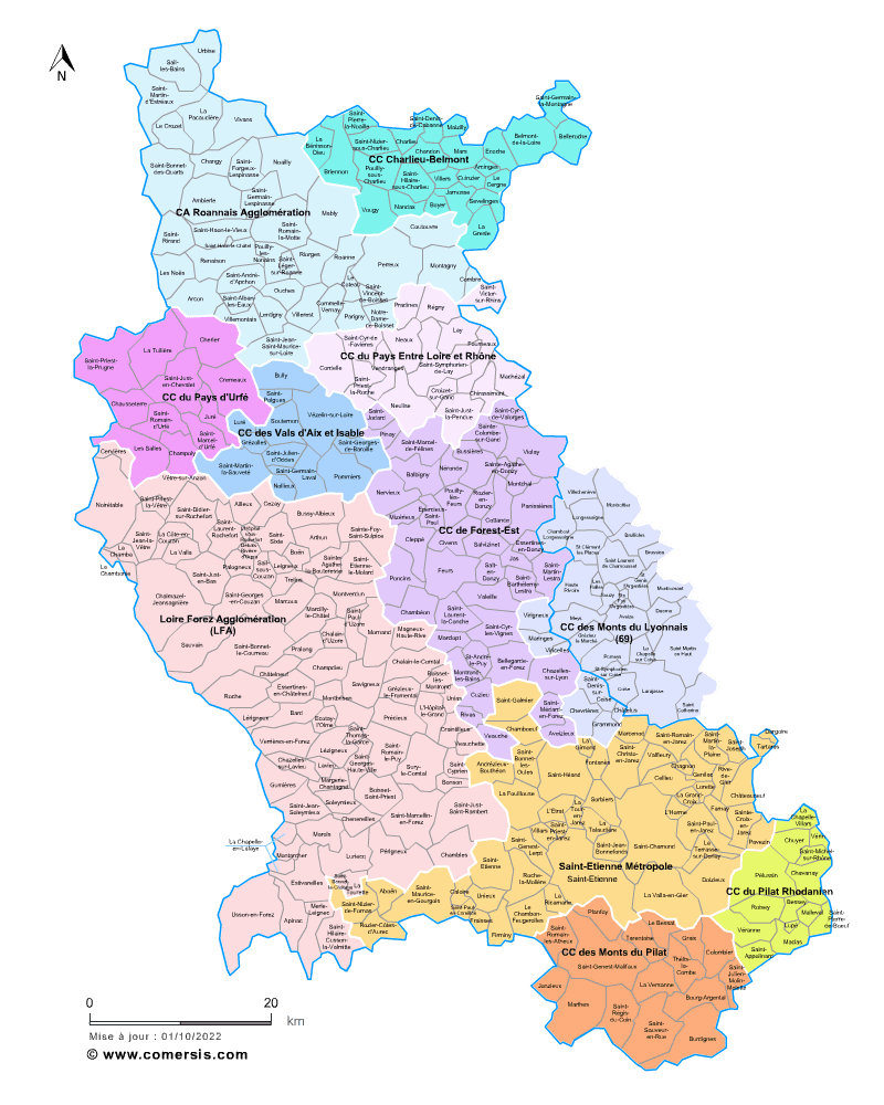 Carte de Châteauneuf-sur-Loire