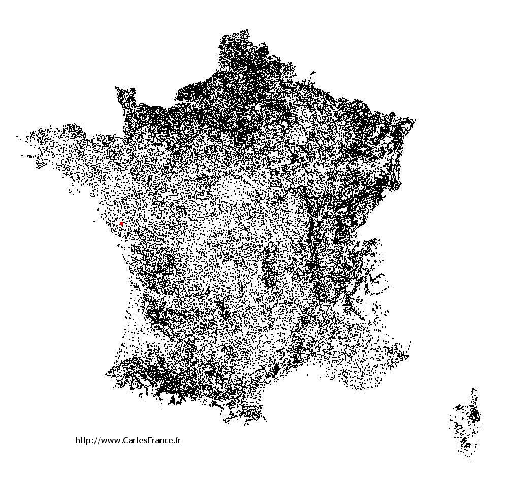 Carte détaillée de Mouilleron-le-Captif
