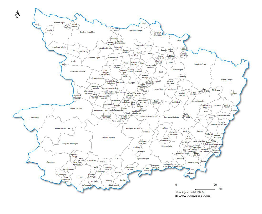 Carte de localisation La Rabatelière