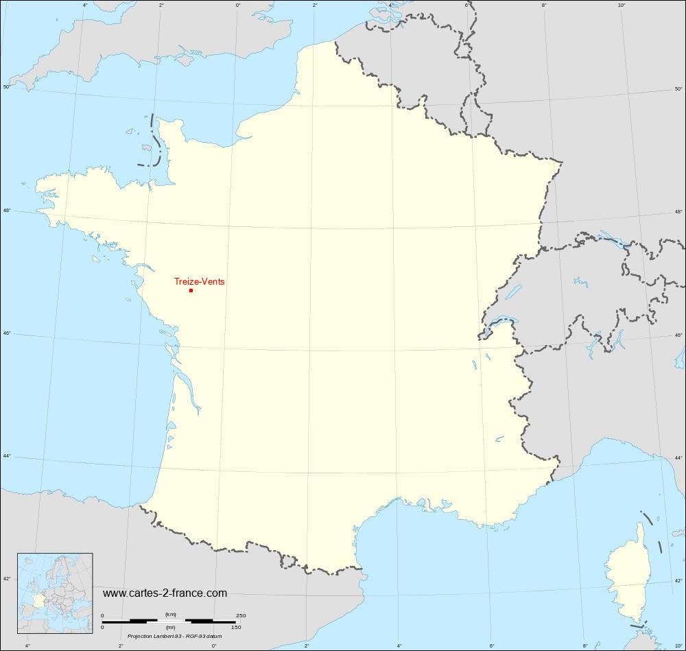 Carte Treize-Vents