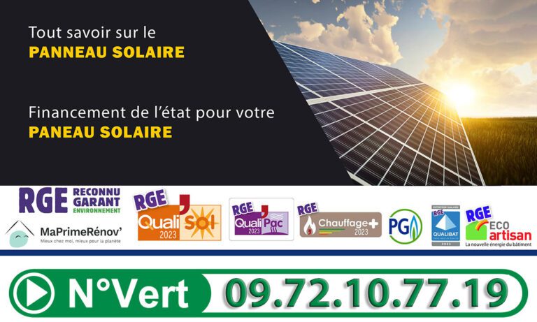 Vue panoramique de Champagné-les-Marais illustrant le code postal 85450 avec des panneaux solaires
