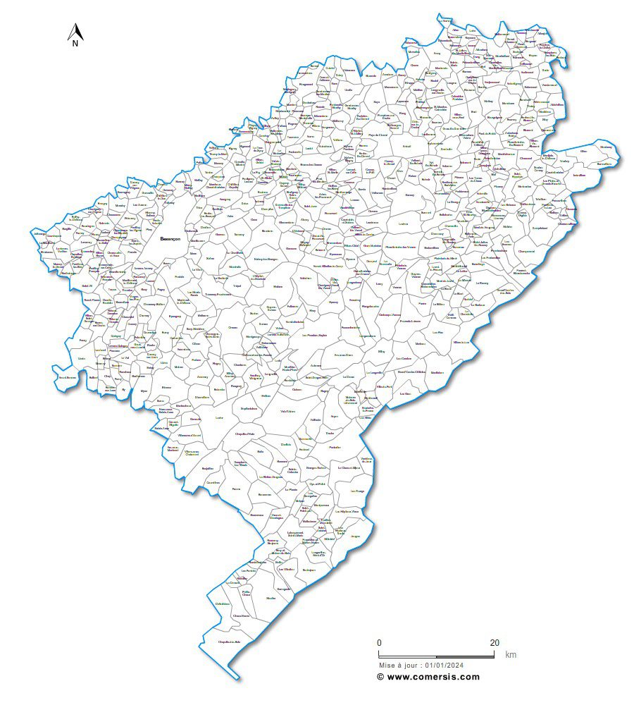 Carte localisation Vairé Vendée