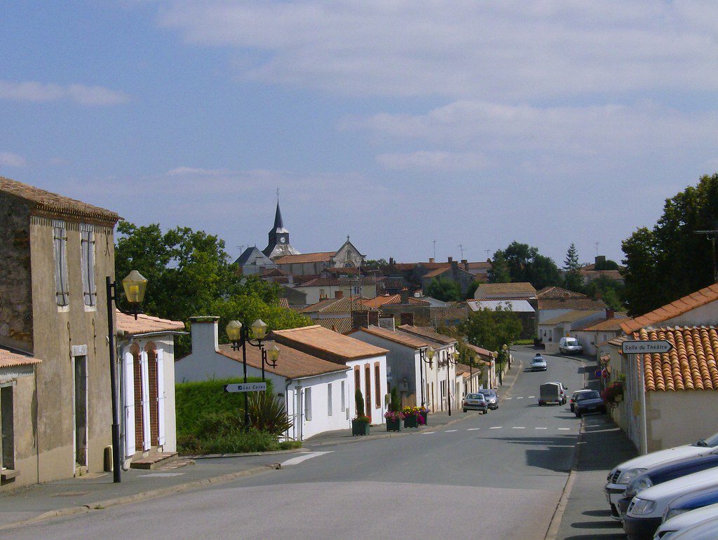 Vue aérienne de Saint-Cyr-en-Talmondais