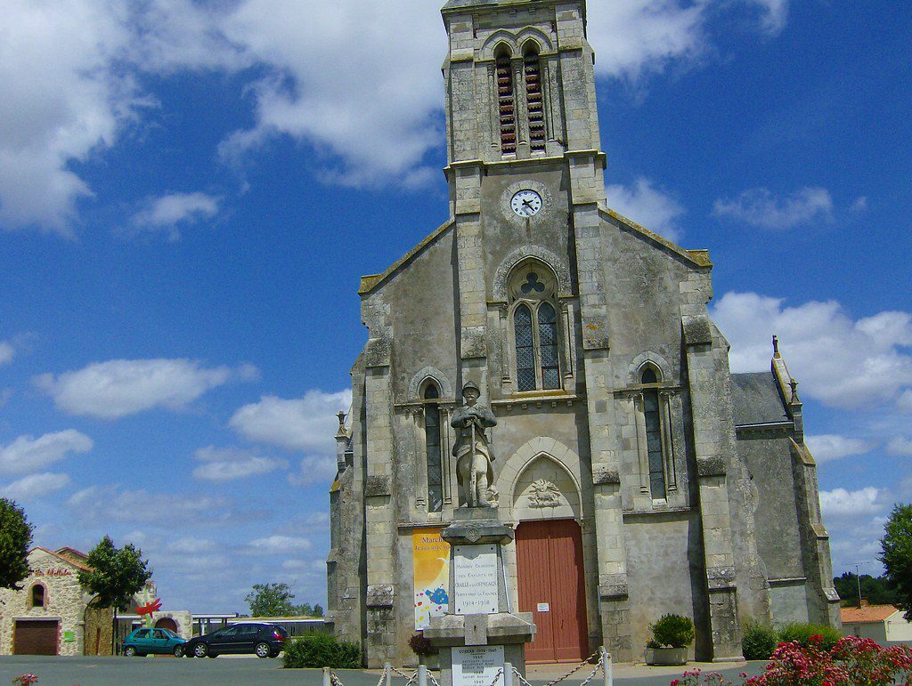 Vue panoramique de Moutiers-les-Mauxfaits illustrant son code postal 85540