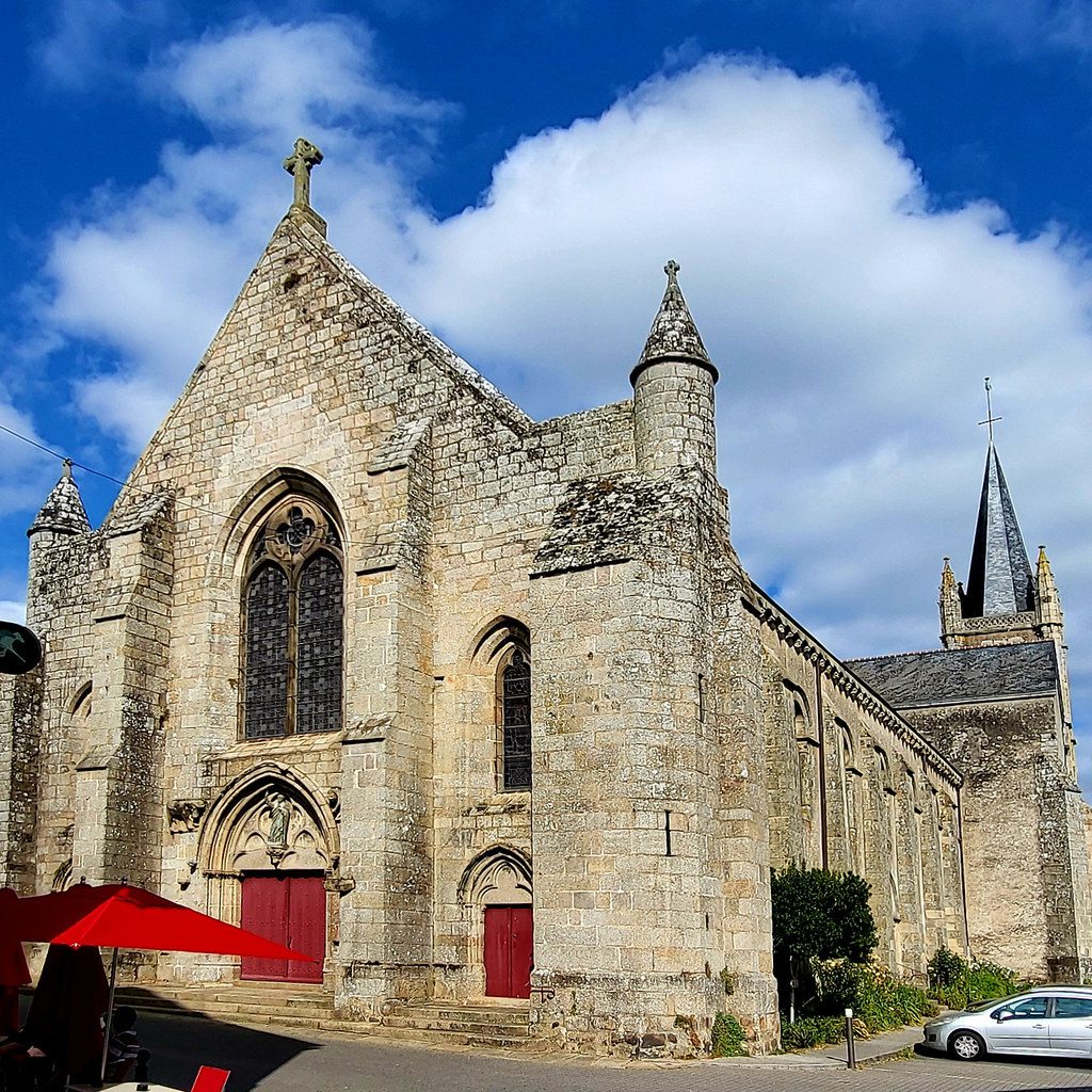 Vue panoramique de Mortagne-sur-Sèvre avec ses paysages typiques de Vendée