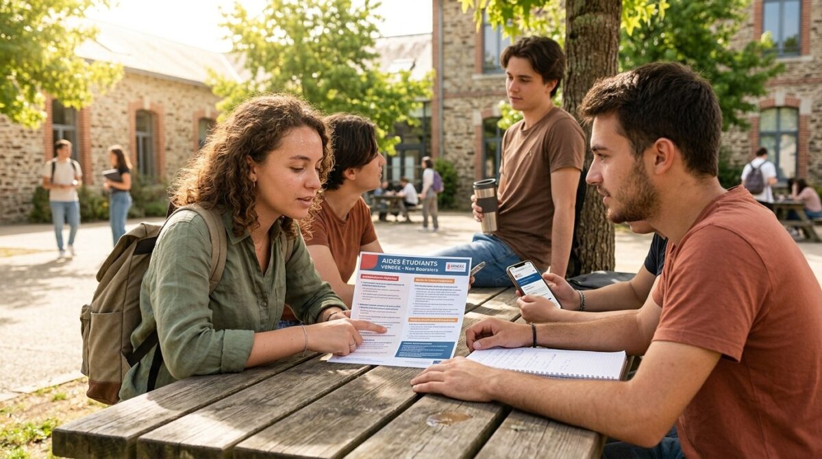 Étudiant non boursier : quelles aides sont prévues en Vendée ?